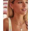 imageKendra Scott Juliette Necklace Fashion Jewelry for WomenGOLD  WHITE CRYSTAL