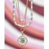 imageKendra Scott Juliette Necklace Fashion Jewelry for WomenGOLD  WHITE CRYSTAL