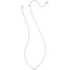 imageKendra Scott Juliette Necklace Fashion Jewelry for WomenRHODIUM  WHITE CRYSTAL