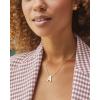 imageKendra Scott Letters AZ Pendant Necklace for Women Fashion Jewelry 14k GoldPlated BrassLetter A