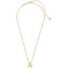 imageKendra Scott Letters AZ Pendant Necklace for Women Fashion Jewelry 14k GoldPlated BrassLetter A