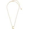 imageKendra Scott Letters AZ Pendant Necklace for Women Fashion Jewelry 14k GoldPlated BrassLetter C