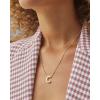 imageKendra Scott Letters AZ Pendant Necklace for Women Fashion Jewelry 14k GoldPlated BrassLetter C