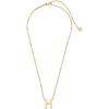 imageKendra Scott Letters AZ Pendant Necklace for Women Fashion Jewelry 14k GoldPlated BrassLetter H