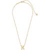 imageKendra Scott Letters AZ Pendant Necklace for Women Fashion Jewelry 14k GoldPlated BrassLetter K