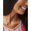 imageKendra Scott Letters AZ Pendant Necklace for Women Fashion Jewelry 14k GoldPlated BrassLetter K