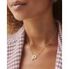 imageKendra Scott Letters AZ Pendant Necklace for Women Fashion Jewelry 14k GoldPlated BrassLetter P