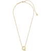imageKendra Scott Letters AZ Pendant Necklace for Women Fashion Jewelry 14k GoldPlated BrassLetter Q