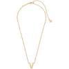 imageKendra Scott Letters AZ Pendant Necklace for Women Fashion Jewelry 14k GoldPlated BrassLetter V