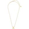 imageKendra Scott Letters AZ Pendant Necklace for Women Fashion Jewelry 14k GoldPlated BrassLetter X