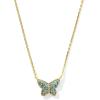 imageKendra Scott Lillia Crystal Pendant Necklace Fashion Jewelry for WomenGOLD  BLUE GREEN CRYSTAL