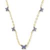 imageKendra Scott Lillia Crystal Strand Necklace Fashion Jewelry for WomenGOLD  BLUE CRYSTAL