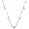 imageKendra Scott Lillia Crystal Strand Necklace Fashion Jewelry for WomenGOLD  WHITE CRYSTAL