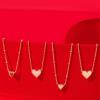 imageKendra Scott Mini Ari Heart Satellite Necklace Fashion Jewelry for WomenGOLD  RED KYOCERA OPAL