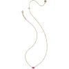 imageKendra Scott Mini Elisa 14k GoldPlated Satellite Short Pendant Necklace Fashion Jewelry for WomenGOLD  DARK FUCHSIA VARIEGATED MAGNESITE