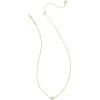imageKendra Scott Mini Elisa 14k GoldPlated Satellite Short Pendant Necklace Fashion Jewelry for WomenGOLD  IVORY MOTHER OF PEARL