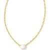 imageKendra Scott Cailin Pendant Necklace Fashion Jewelry for WomenGOLD  IVORY MOTHER OF PEARL