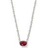 RHODIUM - BURGUNDY CRYSTAL