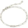 imageKendra Scott Courtney Paperclip Bracelet Fashion Jewelry for WomenRHODIUM