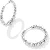 imageKendra Scott Josie Huggie Earrings Fashion Jewlery for WomenRHODIUM