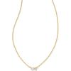 imageKendra Scott Juliette Necklace Fashion Jewelry for WomenGOLD  WHITE CRYSTAL