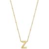 imageKendra Scott Letters AZ Pendant Necklace for Women Fashion Jewelry 14k GoldPlated BrassLetter Z