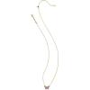 imageKendra Scott Lillia Crystal Pendant Necklace Fashion Jewelry for WomenGOLD  VIOLET CRYSTAL