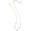 imageKendra Scott Lillia Crystal Strand Necklace Fashion Jewelry for WomenGOLD  BLUE CRYSTAL