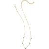 imageKendra Scott Lillia Crystal Strand Necklace Fashion Jewelry for WomenGOLD  BLUE GREEN CRYSTAL
