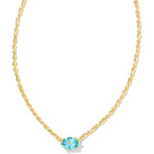 imageKendra Scott Cailin Pendant Necklace Fashion Jewelry for WomenGOLD  AQUA CRYSTAL