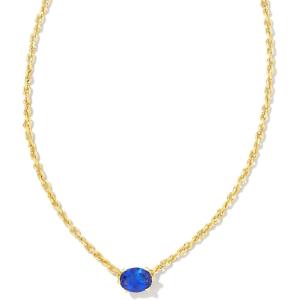 imageKendra Scott Cailin Pendant Necklace Fashion Jewelry for WomenGOLD  BLUE CRYSTAL