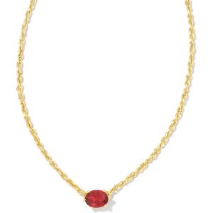imageKendra Scott Cailin Pendant Necklace Fashion Jewelry for WomenGOLD  BURGUNDY CRYSTAL