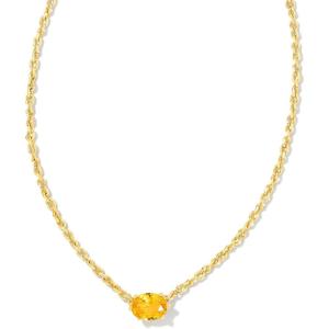 imageKendra Scott Cailin Pendant Necklace Fashion Jewelry for WomenGOLD  GOLDEN YELLOW CRYSTAL