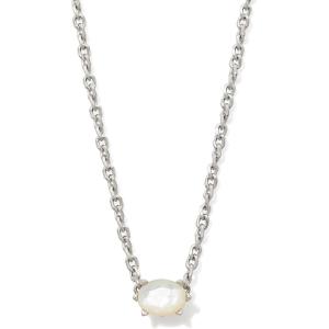 imageKendra Scott Cailin Pendant Necklace Fashion Jewelry for WomenRHODIUM  IVORY MOTHER OF PEARL