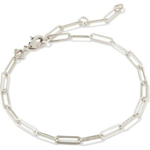 imageKendra Scott Courtney Paperclip Bracelet Fashion Jewelry for WomenRHODIUM