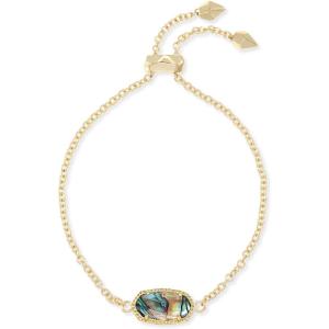 imageKendra Scott Elaina Adjustable Chain Bracelet for Women Fashion Jewelry GoldPlatedGOLD  ABALONE SHELL