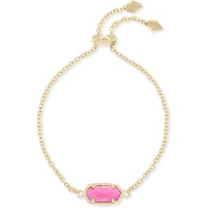 imageKendra Scott Elaina Adjustable Chain Bracelet for Women Fashion Jewelry GoldPlatedGOLD  MAGENTA