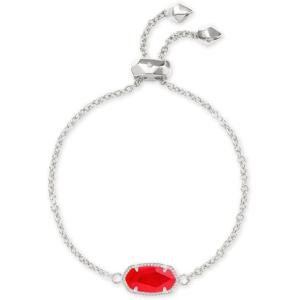 imageKendra Scott Elaina Adjustable Chain Bracelet for Women Fashion Jewelry GoldPlatedRHODIUM  RED ILLUSION
