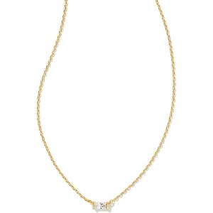 imageKendra Scott Juliette Necklace Fashion Jewelry for WomenGOLD  WHITE CRYSTAL