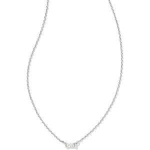 imageKendra Scott Juliette Necklace Fashion Jewelry for WomenRHODIUM  WHITE CRYSTAL