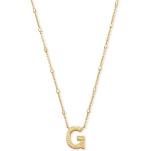 imageKendra Scott Letters AZ Pendant Necklace for Women Fashion Jewelry 14k GoldPlated BrassLetter G