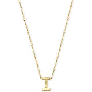 imageKendra Scott Letters AZ Pendant Necklace for Women Fashion Jewelry 14k GoldPlated BrassLetter I