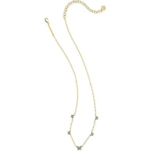 imageKendra Scott Lillia Crystal Strand Necklace Fashion Jewelry for WomenGOLD  BLUE GREEN CRYSTAL