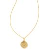 imageKendra Scott 14k GoldPlated Brass Letter AZ Disc Reversible Pendant Necklace Fashion Jewelry for WomenLetter D