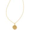 imageKendra Scott 14k GoldPlated Brass Letter AZ Disc Reversible Pendant Necklace Fashion Jewelry for WomenLetter Y