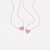 imageKendra Scott Ari Heart Adjustable Length Pendant Necklace for Women Fashion JewelryGOLD  HOT PINK DRUSY