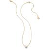 imageKendra Scott Ashton Pendant Necklace in White Pearl Fashion Jewelry for WomenGOLD  WHITE PEARL