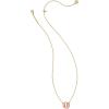 imageKendra Scott Baseball Short Pendant Necklace Fashion Jewelry for WomenGOLD