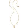 imageKendra Scott Crystal Letter Short Pendant Necklace Fashion Jewelry for WomenLetter D GOLDPLATED