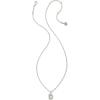 imageKendra Scott Crystal Letter Short Pendant Necklace Fashion Jewelry for WomenLetter D RHODIUMPLATED